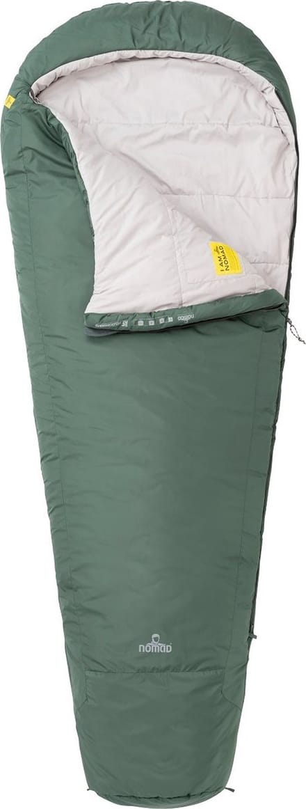 NOMAD - Inca Premium 1300 Mummie Slaapzak Trekking Groen Left