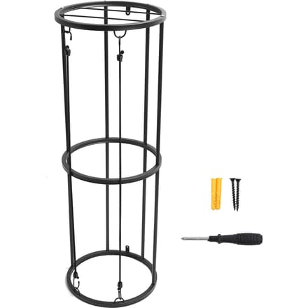 Garage Balopslag Verticale Balhouder voor Voetbal Volleybal Voetbal Basketbal Balkooi black
