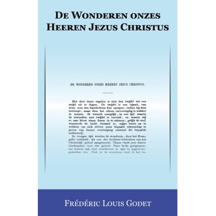 De Wonderen Onzes Heeren Jezus Christus - Frédéric Louis Godet