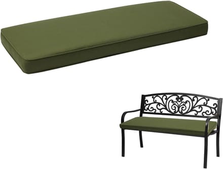 Buitenstoelkussens - Terraskussen - Comfortabel Zitten - Waterdicht Polyester - 120 x 35 cm - Groen
