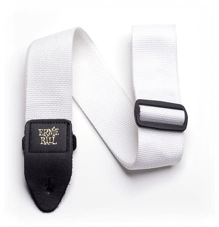 Ernie Ball Polypro - Gitaarband - Polypropyleen - Verstelbaar - Wit