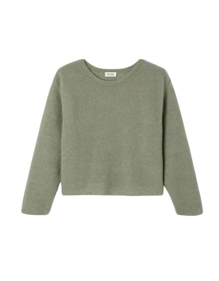 American Vintage Vitow Pullovers Khaki Vito18ph26
