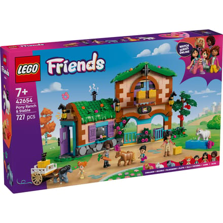 LEGO® Friends Ponyboerderij en Stal Bouwset - 42654