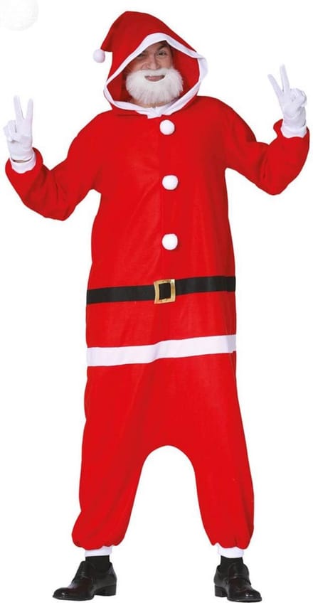Kerstman/vrouw Pyama pak - Maat L