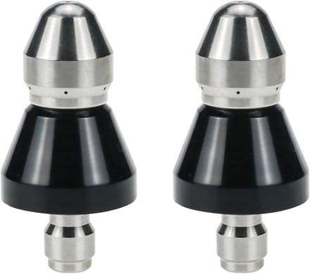 Hogedrukreiniger Rioolontstopper Set 1/4" Snelkoppeling RVS 2 Stuks