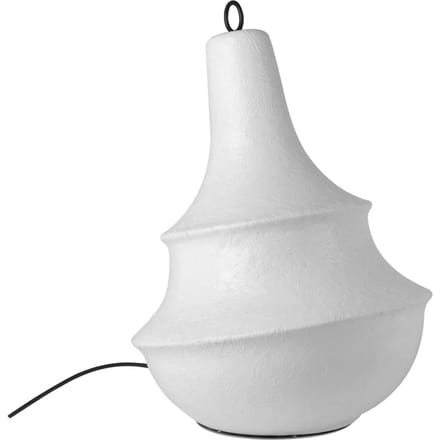 Karman buiten vloerlamp Lady D, hoogte 66 cm, wit, glasvezel
