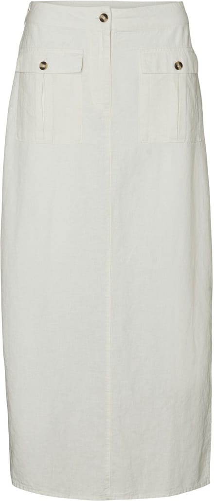 VERO MODA - VMLUNA POCKET HW 7/8 SKIRT WVN - Dames - Rokken