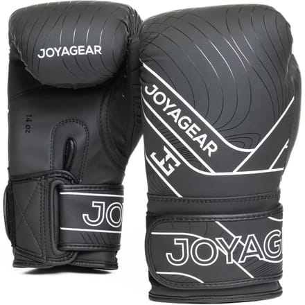 Joya Essential - PU Bokshandschoenen - Zwart met Wit (Beschikbaar in verschillende maten)