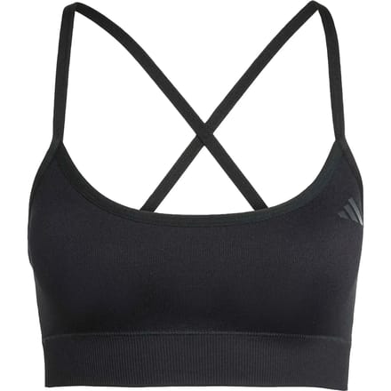 Adidas Performance Workout Essentials Knit Light Support Beha Met Cups - Dames - Zwart