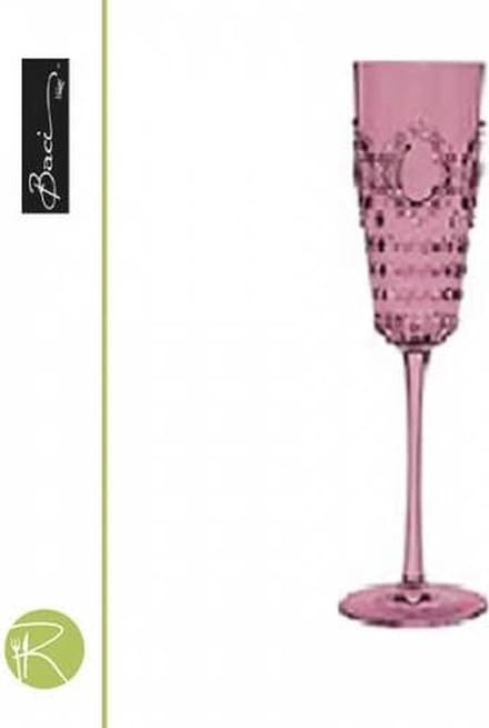 Baci Milano - Baroque & Rock Acrylic Drinking Champagne Flute