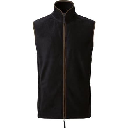 Premier Heren Artisan Fleece Gilet (Zwart/Bruin)