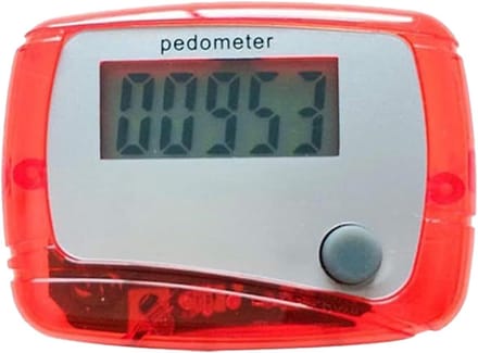 Stappenteller - Wandelmeter - Dagelijkse Beweging - 3D Sensor Technologie - Compact Formaat - Rood