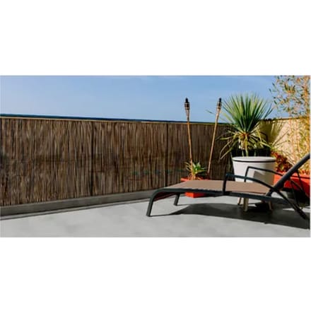Nortene Tuinscherm Fency - Synthetisch - Kastanjebruin - 100x300cm