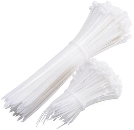 Allecto - Witte Kabelbinders - Nylon Bevestigingsmiddelen - 500 Stuks