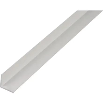Alberts Hoekprofiel - Aluminium Wit - 15x15x1,5mm 2m