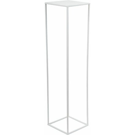 HowHomely - Staande Kwietnik - 100 cm - Loftsstijl - Wit