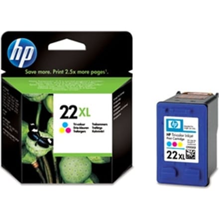 HP C9352C nr. 22XL inktcartridge kleur hoge capaciteit (origineel)