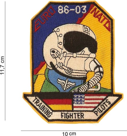 Embleem stof Euro 86-03 nato