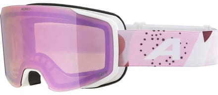 Alpina Taos Q-Lite Skibril | Wit Roze | Categorie 2