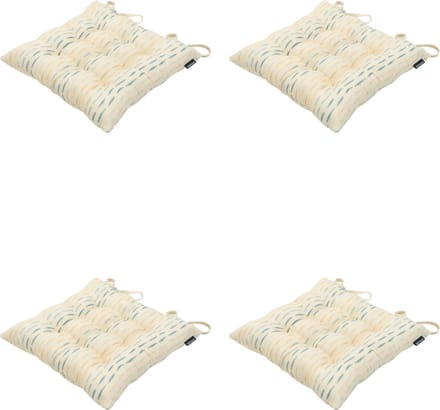 Madison - Zitkussen - Universeel - 4 stuks - 46 x 46 cm - Ann Blue - Tuin - Waterafstotend