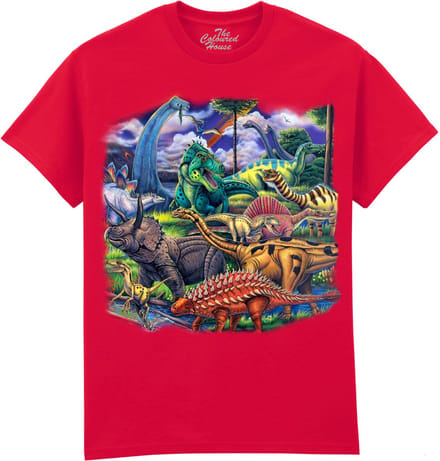 Dinosaurus Dinosaur Friends The Coloured House T-shirt M