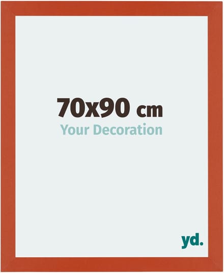Your Decoration - Fotolijst 70x90 cm - MDF - Oranje - Mura