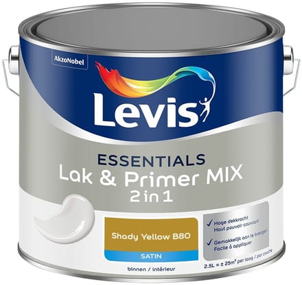 Levis - Essentials Lak & Primer Mix - Shady Yellow B80 - Mengverf - 2,5 L