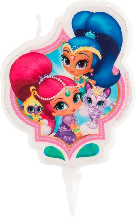 DEKORA - Shimmer en Shine kaars - Decoratie > Taartdecoraties