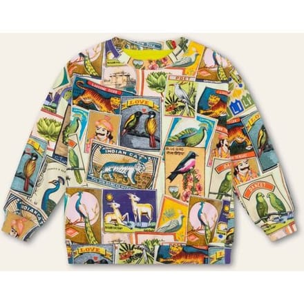 Oilily Harvest Sweater- maat116/6yr Lime Cream