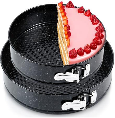 Springvorm Graniet 24 / 28 cm 2 stuks - Taartvorm - Bakvorm - Cakevorm