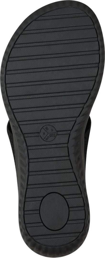 Jana Dames Slipper - 27270-001 Zwart - Wijdte H - Maat 36