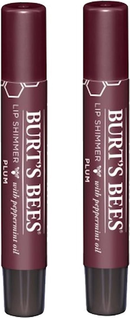 BURT'S BEES - Lip Shimmer Plum - 2 Pak