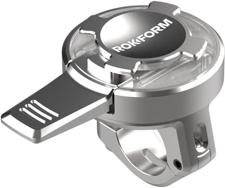 dunne stangbevestiging, scooter spiegelstang mount - Polished