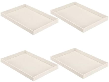 4 Stuks Stapelbare Sieraden Organizer - Dienblad voor Armbanden, Ringen en Oorbellen