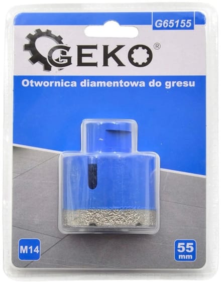 GEKO Diamantboor - Droogboren - M14 Schacht - 55 mm Diameter