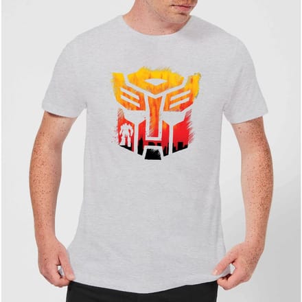 Transformers Autobot Symbol Men's T-Shirt - Grey - S