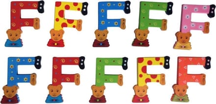 Kleine beren plakletter F (5cm)