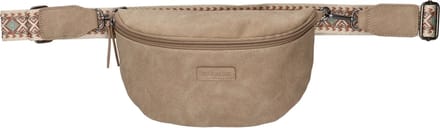 Beagles Malaga Heuptas Dames - Buiktas voor Dames - Tas van Imitatieleder - Lichttaupe