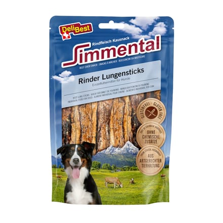 Dubbelpak: 2x120g DeliBest Simmental rundvlees long sticks hondensnacks