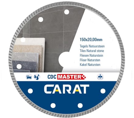Carat Diamantzaag Tegels/Nat.Steen Ø150X22,23Mm, Cdc Master