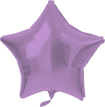 Folat - Folieballon Ster Mat Paars - 48 cm