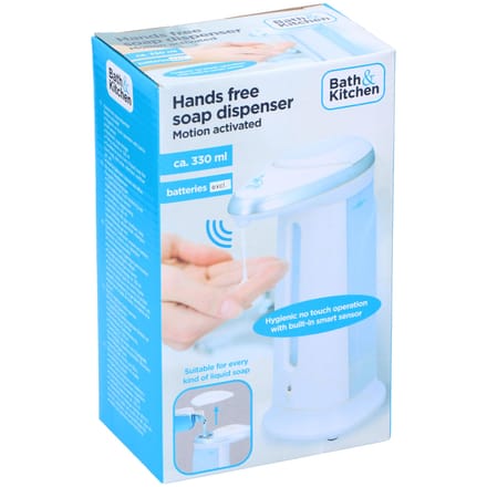 Bath & Shower Zeepdispenser - Automatisch - met Sensor - Extra Hygiënisch - ook voor Desinfecterende Handgel - 330ml - Wit