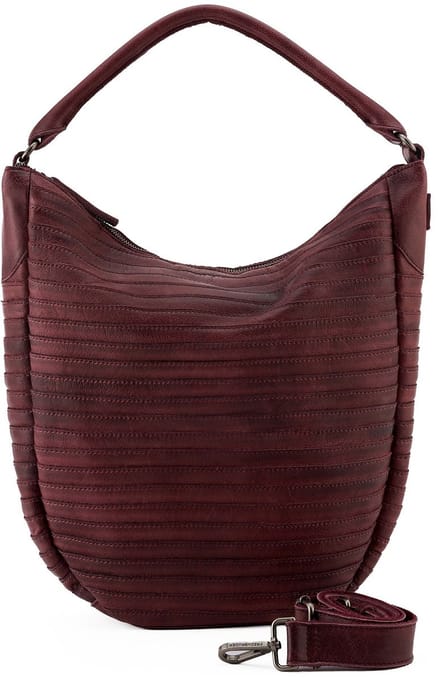 FREDsBRUDER schoudertas Gürteltier Dark Red wijnrood