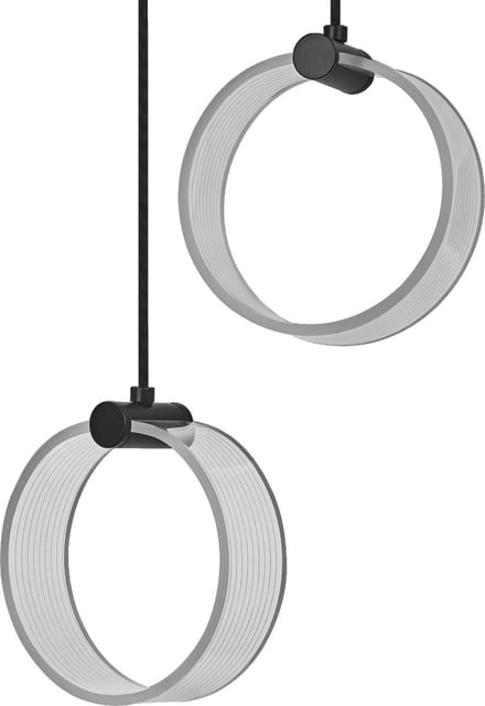 LEDVANCE Decor Circle 2XHanglamp PL 14W Click CCT Zwart