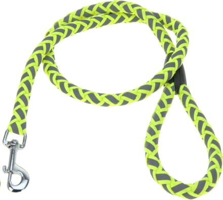 Pets Collection Hondenriem 120 Cm Nylon Grijs/geel