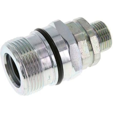Stalen DN 12.5 Hydraulische Koppeling Snelkoppeling 12 mm S Knelring ISO 14541/8434-1 D M36 x 2