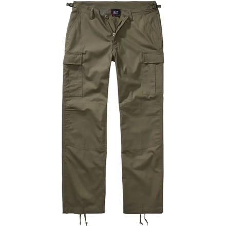 Brandit - BDU Ripstop Broek rechte pijpen - Taille, 36 inch - Groen