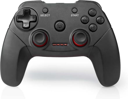 Nedis Gaming Controller – Draadloos – 11 knoppen – PC – Zwart