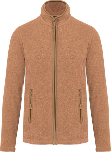 Kariban Microfleece met rits dames K907 - Camel Heather - M