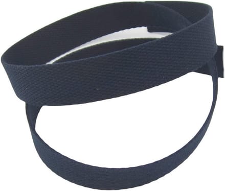 Sterk Katoenen Band 40 mm Breed - 20 Meter Lang - Marineblauw